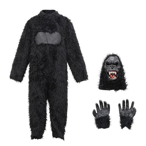 Oshhni Halloween Gorilla Kostüm Rollenspiel Tier Cosplay für Bühnenauftritte, M 8 bis 10 Jahre Oshhni Halloween Gorilla Kostüm Rollenspiel Tier Cosplay für Bühnenauftritte, M 8 bis 10 Jahre von Oshhni
