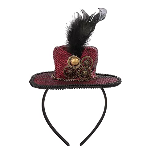 Oshhni Halloween-Hut, Stirnband, Mode, Bequeme Kopfbedeckung im Retro-Stil für Foto-Requisiten, Party, Cosplay, Themendekorationen Oshhni Halloween-Hut, Stirnband, Mode, Bequeme Kopfbedeckung im Retro-Stil für Foto-Requisiten, Party, Cosplay, Themendekorationen von Oshhni
