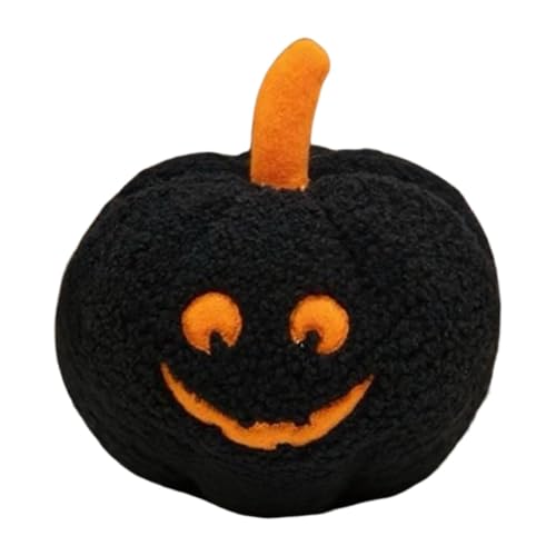 Oshhni Halloween-Kürbiskissen, gefülltes Kürbiskissen, süßes Couch-Schlafkissen, Requisiten, Plüschtier, Halloween-Partygeschenke, Kindergeschenke, Schwarz Oshhni Halloween-Kürbiskissen, gefülltes Kürbiskissen, süßes Couch-Schlafkissen, Requisiten, Plüschtier, Halloween-Partygeschenke, Kindergeschenke, Schwarz von Oshhni