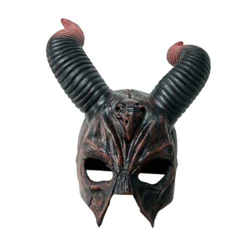 Oshhni Halloween Maske Kopfbedeckung Lebensechte Volle Gesicht für Festival Tiere Thema Geburtstag von Oshhni