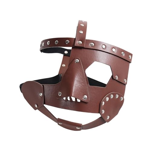 Oshhni Halloween -Maskengesichtsmaske, Kostümprops, Neuheit Gotische PU -Kopfgurt Maske, einstellbarer Kopfgurt für Partygunst Oshhni Halloween -Maskengesichtsmaske, Kostümprops, Neuheit Gotische PU -Kopfgurt Maske, einstellbarer Kopfgurt für Partygunst von Oshhni