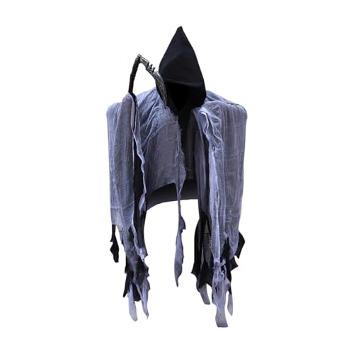 Oshhni Halloween Umhang Mittelalterlicher Zauberer Umhang für Room Unisex Themenparty Erwachsene, Schwarz Oshhni Halloween Umhang Mittelalterlicher Zauberer Umhang für Room Unisex Themenparty Erwachsene, Schwarz von Oshhni