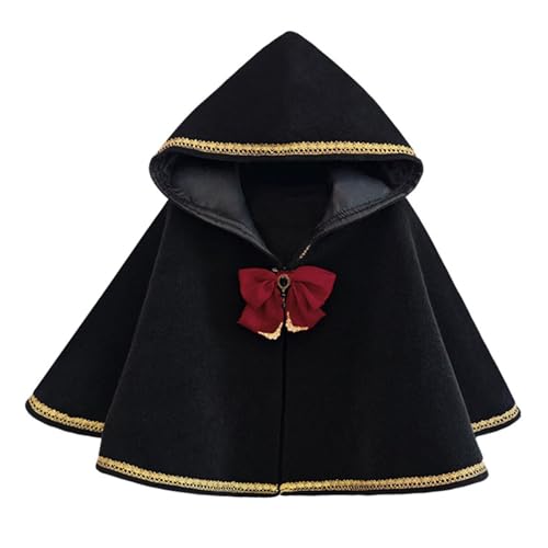 Oshhni Halloween Umhang Weiblicher Mantel Cosplay Prop Phantasie Kleid Mittelalterlicher Kapuzenumhang Hut von Oshhni