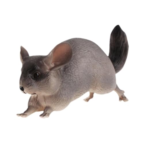 Oshhni Handgefertigte Tierfigur, Detailreiche Actionfigur für Feiern, Sammlerstück für Die Wohnung, Chinchilla Oshhni Handgefertigte Tierfigur, Detailreiche Actionfigur für Feiern, Sammlerstück für Die Wohnung, Chinchilla von Oshhni