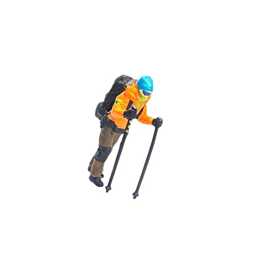 Oshhni Harz 1/87 Kletternde Menschen Figuren, Bergsteigende Menschen Figuren Miniatur Menschen Modell für DIY Szene Sand Tisch Layout Dekoration, ORANGE Oshhni Harz 1/87 Kletternde Menschen Figuren, Bergsteigende Menschen Figuren Miniatur Menschen Modell für DIY Szene Sand Tisch Layout Dekoration, ORANGE von Oshhni