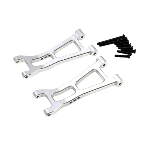 Oshhni Heck unteren Arm Ersatzteilen, RC -Zubehör, RC Swing Arm Set Aluminium für 16209 16210 1:16 RC -Auto, Argent Oshhni Heck unteren Arm Ersatzteilen, RC -Zubehör, RC Swing Arm Set Aluminium für 16209 16210 1:16 RC -Auto, Argent von Oshhni