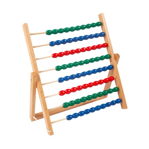 Oshhni Hölzerne Abakusspielzeug klassisches Holzspielspielzeugentwicklungsspielzeug für Kindergarten für Kindergärten Elementary Jungen Mädchen Mädchen von Oshhni