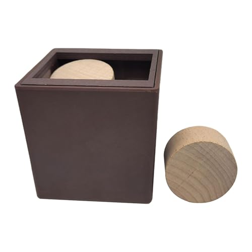 Oshhni Hölzerner Denksport-Puzzle-Würfel, anspruchsvolles Puzzle, logisches Sinnesspielzeug für Kinder ab 6 Jahren, Kreis Oshhni Hölzerner Denksport-Puzzle-Würfel, anspruchsvolles Puzzle, logisches Sinnesspielzeug für Kinder ab 6 Jahren, Kreis von Oshhni