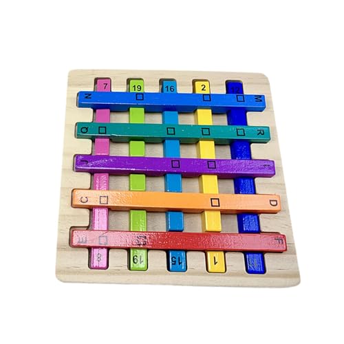 Oshhni Hölzernes Regenbogen-Puzzle-Trainingsspielzeug, entspannendes Denkspiel für Erwachsene und Jugendliche ab 6 Jahren Oshhni Hölzernes Regenbogen-Puzzle-Trainingsspielzeug, entspannendes Denkspiel für Erwachsene und Jugendliche ab 6 Jahren von Oshhni