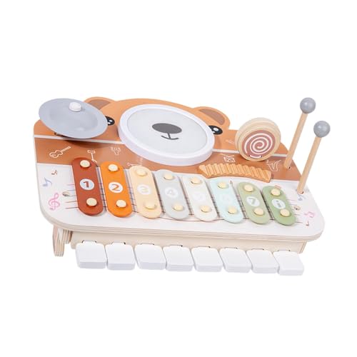 Oshhni Hölzernes musikalisches Xylophon, Baby -Keyboard, Bildungsspielzeug, Percussion -Instrumente für Kleinkinder Jungen Mädchen Geschenk Oshhni Hölzernes musikalisches Xylophon, Baby -Keyboard, Bildungsspielzeug, Percussion -Instrumente für Kleinkinder Jungen Mädchen Geschenk von Oshhni