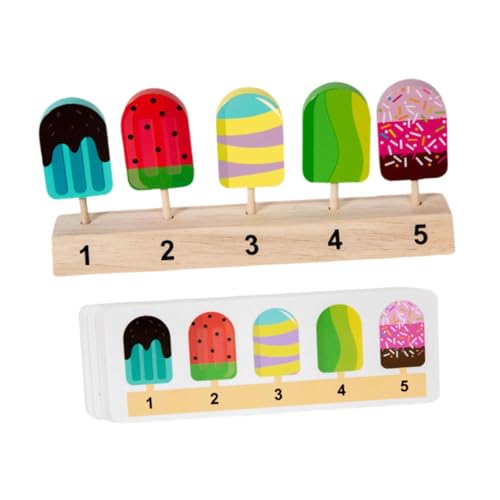 Oshhni Holz-Eiscreme-Spielzeug, Küche, Lebensmittelzubehör, Rollenspiel, realistisches Essensspielzeug-Set für Kinder, A Oshhni Holz-Eiscreme-Spielzeug, Küche, Lebensmittelzubehör, Rollenspiel, realistisches Essensspielzeug-Set für Kinder, A von Oshhni