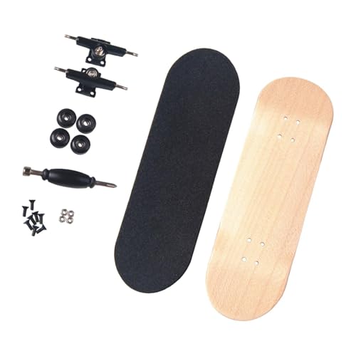 Oshhni Holz Fingerplatten Fingerplatine Sammler Neuheit kleine Party bevorzugt Bildungsspielzeug Finger Skateboard für Teenager Männer Frauen, Holz Oshhni Holz Fingerplatten Fingerplatine Sammler Neuheit kleine Party bevorzugt Bildungsspielzeug Finger Skateboard für Teenager Männer Frauen, Holz von Oshhni