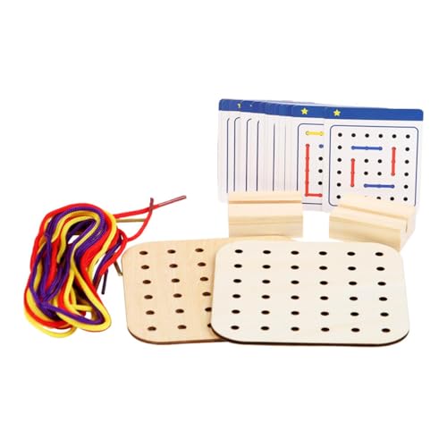 Oshhni Holz Schnürung Spielzeug Feine Motor Fähigkeiten Pädagogisches Threading Aktivität Holz Spitze Block Puzzle Oshhni Holz Schnürung Spielzeug Feine Motor Fähigkeiten Pädagogisches Threading Aktivität Holz Spitze Block Puzzle von Oshhni