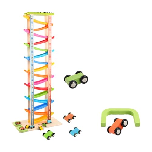 Oshhni Holzauto Rampenspielzeug Zickauto -Rutschenspielzeug, Gleitwagenspielzeug, Spaß mit Mini -Autos Rennstrecke für Jungen Mädchen Kinder Kinder Oshhni Holzauto Rampenspielzeug Zickauto -Rutschenspielzeug, Gleitwagenspielzeug, Spaß mit Mini -Autos Rennstrecke für Jungen Mädchen Kinder Kinder von Oshhni