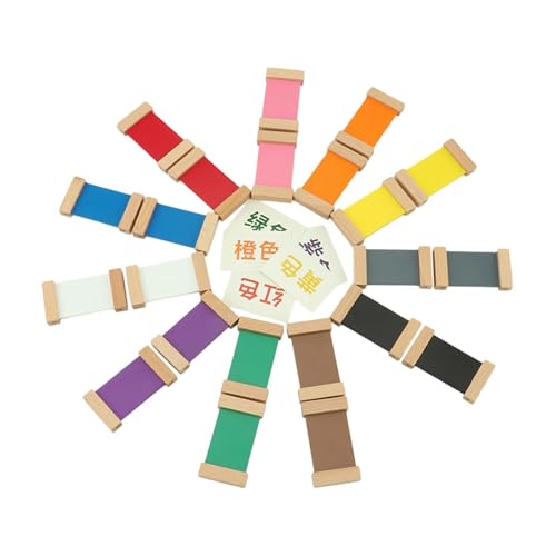 Oshhni Holzfarbspielzeug, Farberkennung, passendes Geschenk für Jungen und Mädchen, frühes Lernspielzeug, Lernspielzeug Oshhni Holzfarbspielzeug, Farberkennung, passendes Geschenk für Jungen und Mädchen, frühes Lernspielzeug, Lernspielzeug von Oshhni