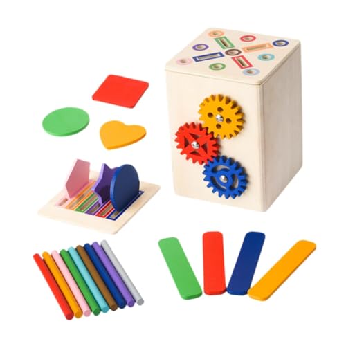 Oshhni Holzlernfarbenform -Sortierspielzeug, Feinmotorik, passendes Spiel, Form Sortierer für Kinder, Kindergeburtstag Geschenk Oshhni Holzlernfarbenform -Sortierspielzeug, Feinmotorik, passendes Spiel, Form Sortierer für Kinder, Kindergeburtstag Geschenk von Oshhni