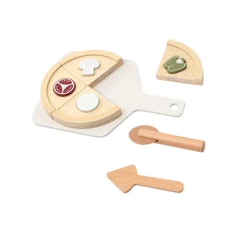 Oshhni Holzpizzaspielzeug, Speisenspielspielzeug, Bildungsspiel, Rollenspiel, Holzkochspielzeug, Küchenspielzeug tat vor, Spiel für Jungen Mädchen zu Spielen Oshhni Holzpizzaspielzeug, Speisenspielspielzeug, Bildungsspiel, Rollenspiel, Holzkochspielzeug, Küchenspielzeug tat vor, Spiel für Jungen Mädchen zu Spielen von Oshhni