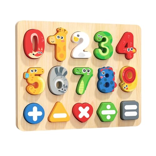 Oshhni Holzpuzzle Sortierbrett Und ABC Lernspiel Als Motorikspielzeug mit Verschleißfesten Holzteilen Farblernen mit Kombiniert für Die Eltern, Nummer Oshhni Holzpuzzle Sortierbrett Und ABC Lernspiel Als Motorikspielzeug mit Verschleißfesten Holzteilen Farblernen mit Kombiniert für Die Eltern, Nummer von Oshhni