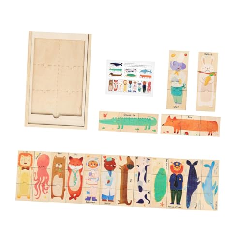 Oshhni Holzpuzzles für Kinder, Geschenk, Tierpuzzles für Kleinkinder Ab 3 Jahren, Oshhni Holzpuzzles für Kinder, Geschenk, Tierpuzzles für Kleinkinder Ab 3 Jahren, von Oshhni