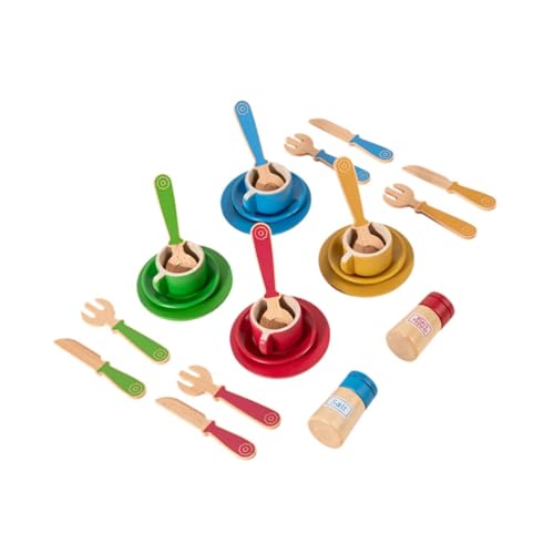 Oshhni Holzspielgerichte und Teller Spiel, Küchenzubehör, Küchenset, Kochspielzeug für Jungen Mädchen Oshhni Holzspielgerichte und Teller Spiel, Küchenzubehör, Küchenset, Kochspielzeug für Jungen Mädchen von Oshhni