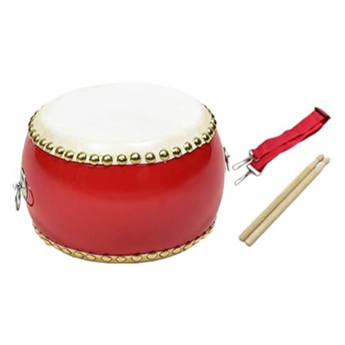 Oshhni Holztrommel Set mit Drumsticks traditionell mit Riemen, Bildung Percussion Drum Taille Drum für Kinder Kinder Jungen Mädchen von Oshhni