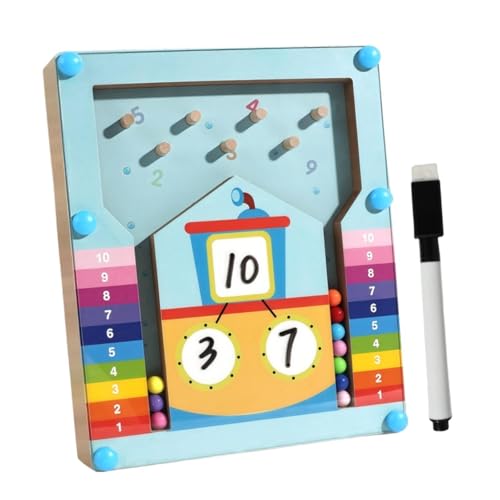 Oshhni Holzzählbrett, Mathe-Spielzeug, Zahlenarithmetik Lernen, für den Kindergarten von Oshhni