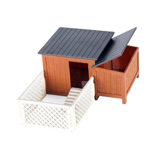 Oshhni Hühnchen -Käfigspielzeug, Farmlandschaftsmodell, Gartengebäudemodell, Miniaturen, Bauernhausspielzeug für Mädchen Kinder, Zaun Oshhni Hühnchen -Käfigspielzeug, Farmlandschaftsmodell, Gartengebäudemodell, Miniaturen, Bauernhausspielzeug für Mädchen Kinder, Zaun von Oshhni