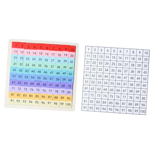 Oshhni Hunderterbrett Frühkindlicher Kindergarten Hunderter Digitales Brett Farberkennung Lernspiel Vorschulisches Lernen von Oshhni