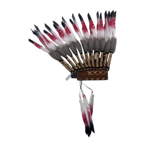 Oshhni Indian Hat Photo Requisiten Kostümzubehör für Karnevalsbühne Performance, Style B Oshhni Indian Hat Photo Requisiten Kostümzubehör für Karnevalsbühne Performance, Style B von Oshhni