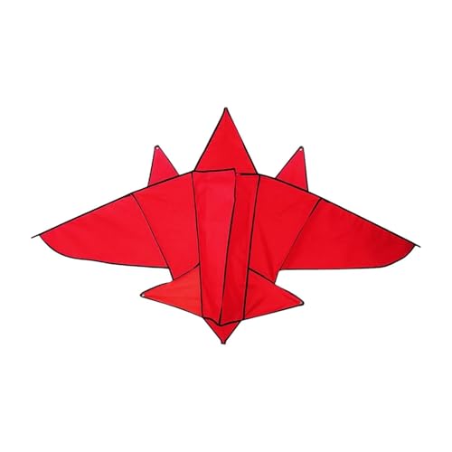 Oshhni Kämpferischer Kite Flying Toy Sports Spielzeug Flugzeug -Flugzeugdelta Kite für Outdoor -Spiele, Rot, Klein Oshhni Kämpferischer Kite Flying Toy Sports Spielzeug Flugzeug -Flugzeugdelta Kite für Outdoor -Spiele, Rot, Klein von Oshhni