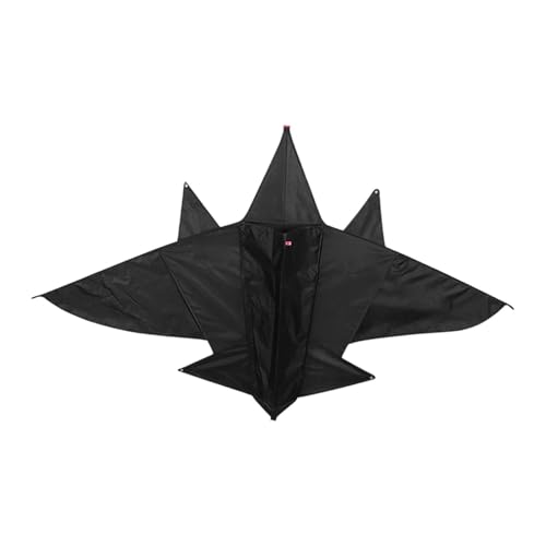 Oshhni Kämpferischer Kite Flying Toy Sports Spielzeug Flugzeug -Flugzeugdelta Kite für Outdoor -Spiele, Schwarz, Klein Oshhni Kämpferischer Kite Flying Toy Sports Spielzeug Flugzeug -Flugzeugdelta Kite für Outdoor -Spiele, Schwarz, Klein von Oshhni