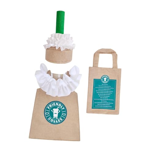 Oshhni Kaffee-Kostüm-Set mit Hut, Kaffee-Schürze für Rollenspiele, Karneval, Party-Geschenke, Erwachsene Oshhni Kaffee-Kostüm-Set mit Hut, Kaffee-Schürze für Rollenspiele, Karneval, Party-Geschenke, Erwachsene von Oshhni