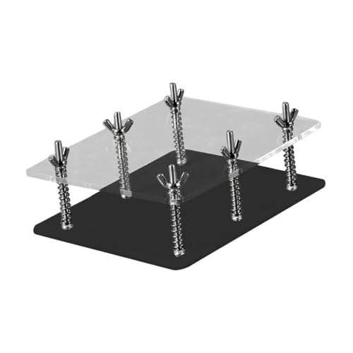 Oshhni Kartenbiegung korrigieren, Mehrzweck, tragbares Kartenabflachungstool für den Handel mit Fußball -Baseball -Animationskarten, Schwarz von Oshhni