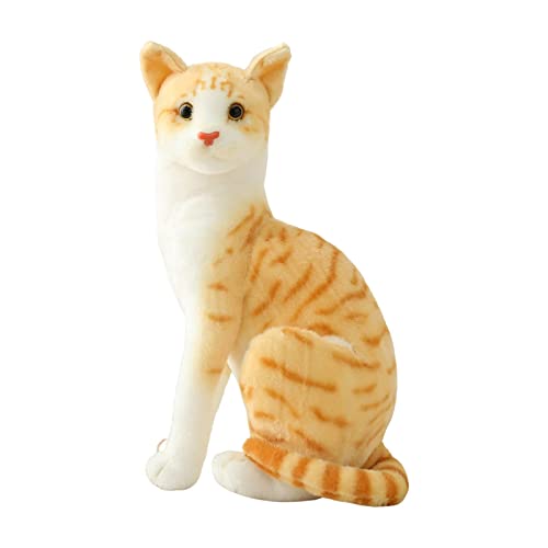Oshhni Katze Plüschtiere Gefüllte Hautfreundliche Bequeme Puppe Schöne Siamesische Katzen für Freundin Kinder Kinder Teenager sgeschenk, StilF von Oshhni