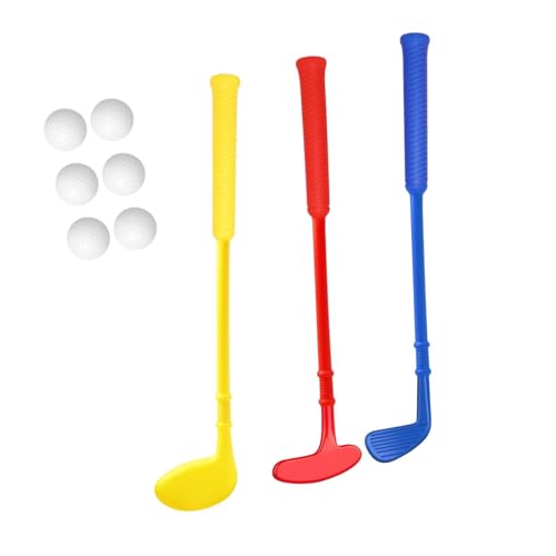 Oshhni Kids Game Play Set Sporttraining Bildungsspielzeuggartenspiel mit Bällen und Club für 6 7 8 9 -Jährige Kinder Kinder, Länge 50cm von Oshhni