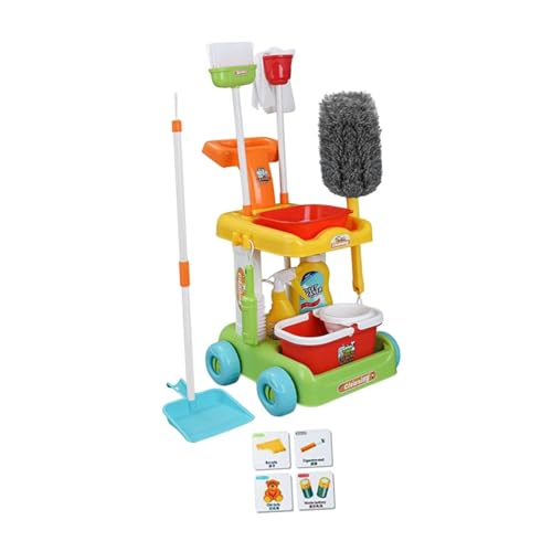 Oshhni Kinder-Reinigungsspielset, und Kehrschaufel, Kehrspielzeug für Kinder, Hausarbeit, Reinigungsspielzeug für Kinder, 33 Stück Oshhni Kinder-Reinigungsspielset, und Kehrschaufel, Kehrspielzeug für Kinder, Hausarbeit, Reinigungsspielzeug für Kinder, 33 Stück von Oshhni
