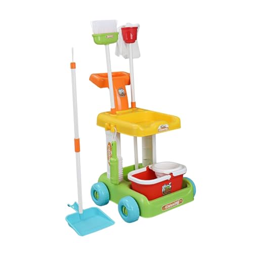 Oshhni Kinder-Reinigungsspielset, und Kehrschaufel, Kehrspielzeug für Kinder, Hausarbeit, Reinigungsspielzeug für Kinder, 6 Stück Oshhni Kinder-Reinigungsspielset, und Kehrschaufel, Kehrspielzeug für Kinder, Hausarbeit, Reinigungsspielzeug für Kinder, 6 Stück von Oshhni