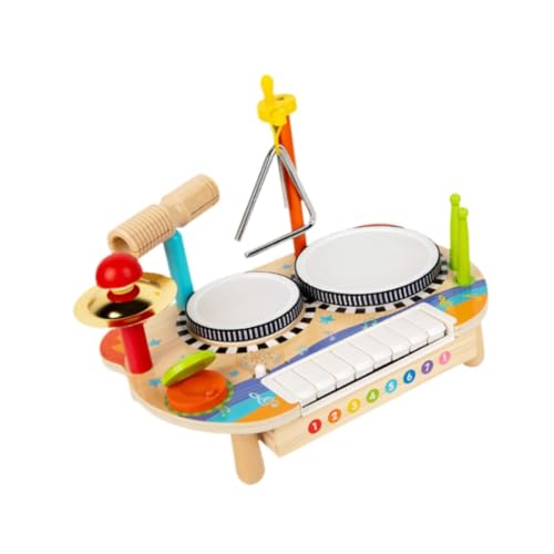 Oshhni Kinder-Schlagzeug-Set, Percussion, multifunktionales Baby-Musikspielzeug, Instrument für Jungen und Mädchen im Alter von 3 4 5 6 Jahren Oshhni Kinder-Schlagzeug-Set, Percussion, multifunktionales Baby-Musikspielzeug, Instrument für Jungen und Mädchen im Alter von 3 4 5 6 Jahren von Oshhni