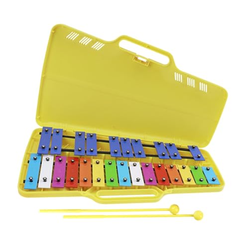 Oshhni Kinder Xylophon Instrument Bildungsspielzeug Hand Percussion Bildungsmusik Spielzeug Kinder Musikinstrument für Vorschule, Gelb Oshhni Kinder Xylophon Instrument Bildungsspielzeug Hand Percussion Bildungsmusik Spielzeug Kinder Musikinstrument für Vorschule, Gelb von Oshhni