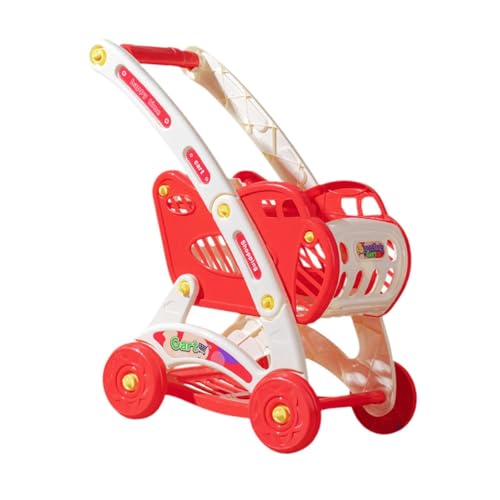 Oshhni Kinder im Einkaufswagen Spielzeug Mini Supermarkt Einkaufswagen Set Spielen Haus frühes Bildungseinkaufswagen Spielzeug für Jungen Mädchen, Rot Oshhni Kinder im Einkaufswagen Spielzeug Mini Supermarkt Einkaufswagen Set Spielen Haus frühes Bildungseinkaufswagen Spielzeug für Jungen Mädchen, Rot von Oshhni