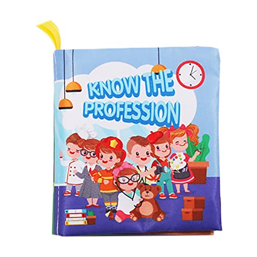 Oshhni Kinderbuch, Aktivitäts-Crinkle-Buch für Kleinkinder, pädagogisches Lernspielzeug, Geschenk für Neugeborene, Beruf von Oshhni