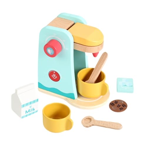Oshhni Kinderküche Spielset Zubehör, Kinder Spielküche Rollenspiel, Geburtstagsgeschenk, Kaffeemaschine von Oshhni
