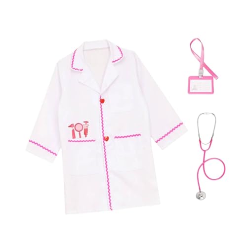 Oshhni Kinderrollenspiel Doctor Kostüm, frühe pädagogische Kinderkrankenschwester Outfits, tun Sie Spiel für den Kindergarten vor, 120 cm Oshhni Kinderrollenspiel Doctor Kostüm, frühe pädagogische Kinderkrankenschwester Outfits, tun Sie Spiel für den Kindergarten vor, 120 cm von Oshhni