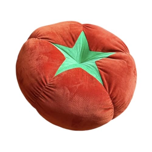 Oshhni Kissen in Tomatenform, Plüschtier, dekoratives Wurfkissen, kreatives Kissen für Erwachsene, Valentinstagsgeschenke, Rot Oshhni Kissen in Tomatenform, Plüschtier, dekoratives Wurfkissen, kreatives Kissen für Erwachsene, Valentinstagsgeschenke, Rot von Oshhni