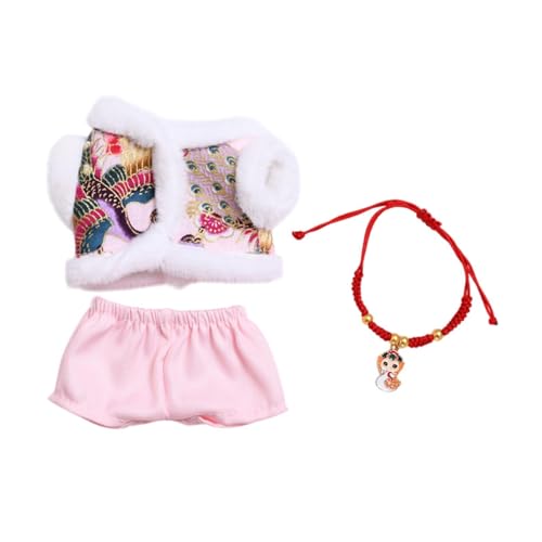 Oshhni Kleidung für Puppen, Tang Anzug für 17 cm Puppen, DIY Outfit, Rosa Oshhni Kleidung für Puppen, Tang Anzug für 17 cm Puppen, DIY Outfit, Rosa von Oshhni