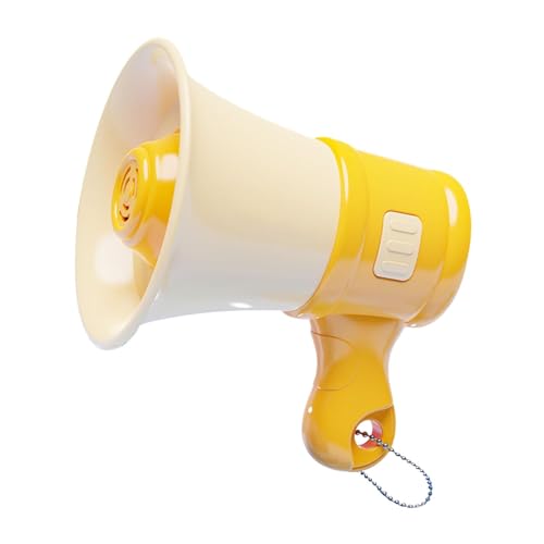 Oshhni Kleiner Bullbullhorn Keychain Spielzeug Rollenspiele Neuheit Verstärker Kompaktlautsprecher mit Kette für 5+ Jungen Jungen Mädchen, Gelb Oshhni Kleiner Bullbullhorn Keychain Spielzeug Rollenspiele Neuheit Verstärker Kompaktlautsprecher mit Kette für 5+ Jungen Jungen Mädchen, Gelb von Oshhni