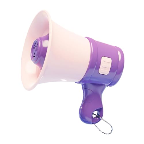 Oshhni Kleiner Bullbullhorn Keychain Spielzeug Rollenspiele Neuheit Verstärker Kompaktlautsprecher mit Kette für 5+ Jungen Jungen Mädchen, Violett Oshhni Kleiner Bullbullhorn Keychain Spielzeug Rollenspiele Neuheit Verstärker Kompaktlautsprecher mit Kette für 5+ Jungen Jungen Mädchen, Violett von Oshhni