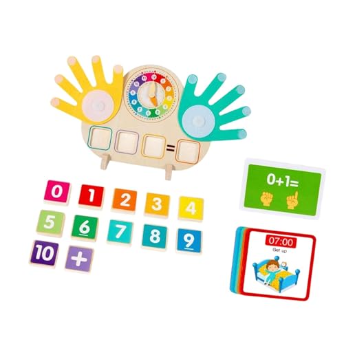 Oshhni Kleines Lernspielzeug für Fingermathematik, Zahlenzählen, Addition und Subtraktion für Geburtstage von Oshhni