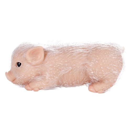 Oshhni Kleines wiedergeborenes Schweinespielzeug aus, Schweinepuppe, niedliches Tierpuppenspielzeug, Mini-Silikonferkel, für Party, Heimdekoration, Haut Oshhni Kleines wiedergeborenes Schweinespielzeug aus, Schweinepuppe, niedliches Tierpuppenspielzeug, Mini-Silikonferkel, für Party, Heimdekoration, Haut von Oshhni