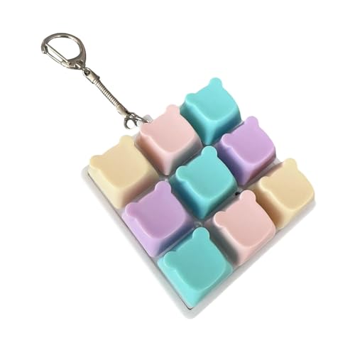 Oshhni -Klicker-Spielzeug, Zappelspielzeug, Würfel, kompakt, lustiger Zeitvertreib, Geschenke für Erwachsene, tragbarer mechanischer, Macaron-bär Oshhni -Klicker-Spielzeug, Zappelspielzeug, Würfel, kompakt, lustiger Zeitvertreib, Geschenke für Erwachsene, tragbarer mechanischer, Macaron-bär von Oshhni